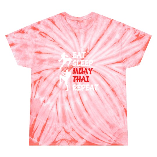 Discover Muay Thai Eat Sleep Repeat Thai Boxing Kickboxing Tie Dye T Shirts