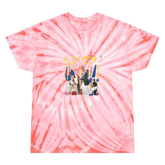 Discover Vintage 80s Sting The Police Promo Album Tour Concert Tie Dye T Shirts