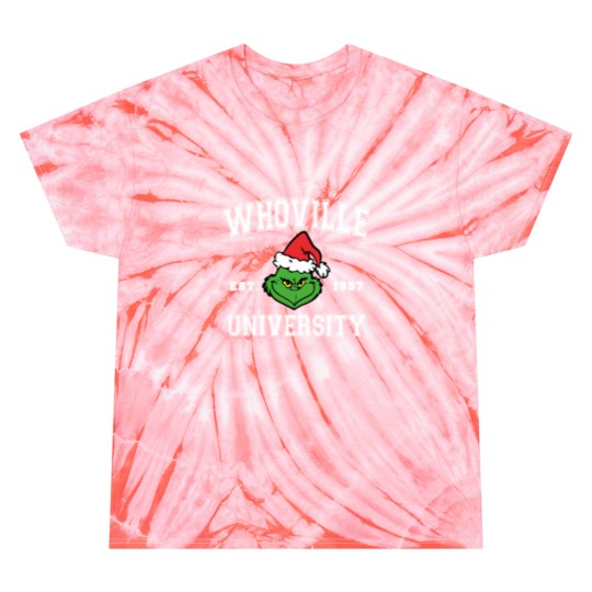 Discover Christmas Whoville University Est. 1957 Tie Dye T-Shirt - Holiday Gift