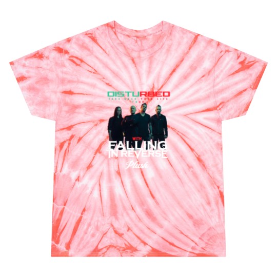 Discover Disturbed Band 2024 Tour Unisex Tie Dye T Shirts, Disturbed Band Fan Gift Tie Dye T Shirts