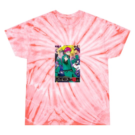 Discover Saiki K Manga Cover Tie Dye T Shirts