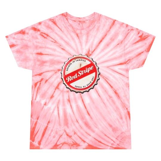 Discover Red Stripe Bottle Cap Tie Dye T Shirts