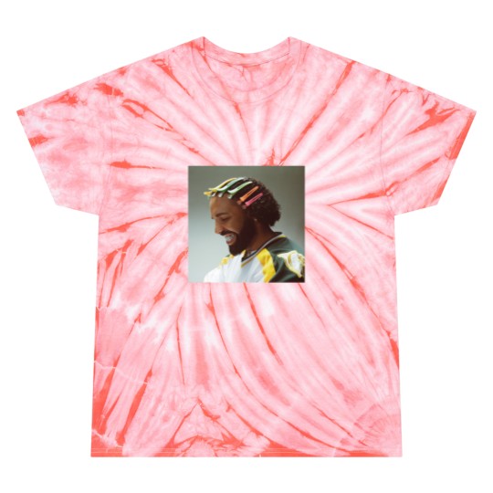 Discover Drake Face Tie Dye T-Shirt - For All The Dogs Tour Merchandise