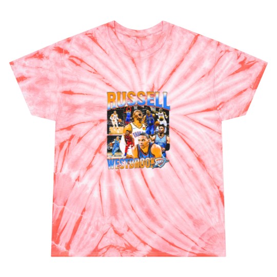 Discover Russell Westbrook OKC Vintage Tie Dye T Shirts, Russell Westbrook Fan Tees, Basketball Tie Dye T Shirts