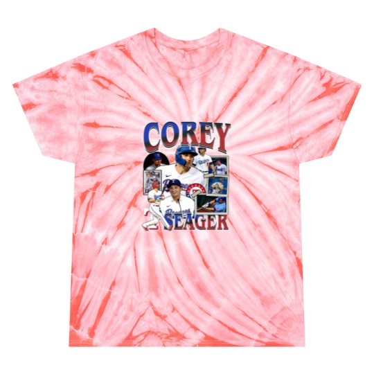 Discover Vintage 90s Graphic Style Corey Seager Tie Dye T Shirts, Vintage Sport Tie Dye T Shirts