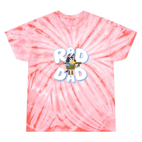 Discover Father day BlueyDad Rad Dad Tie Dye T Shirts, BlueyDad and Bandit Tie Dye T Shirts
