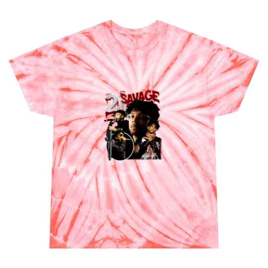 Discover Limited 21 Savage Vintage 90s Tie Dye T Shirts, Gift For Woman and Man Unisex Tie Dye T Shirts