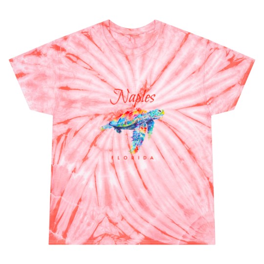 Discover naples florida watercolor sea turtle t Tie Dye T Shirts