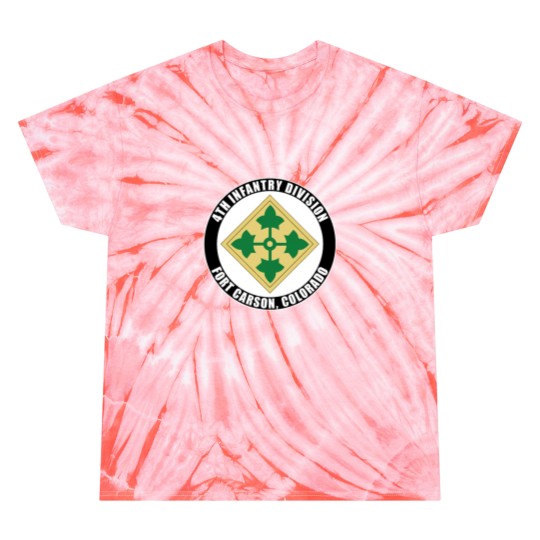 Discover 4th Infantry Division Fort Carson Colorado Emblem Tie Dye T Shirts