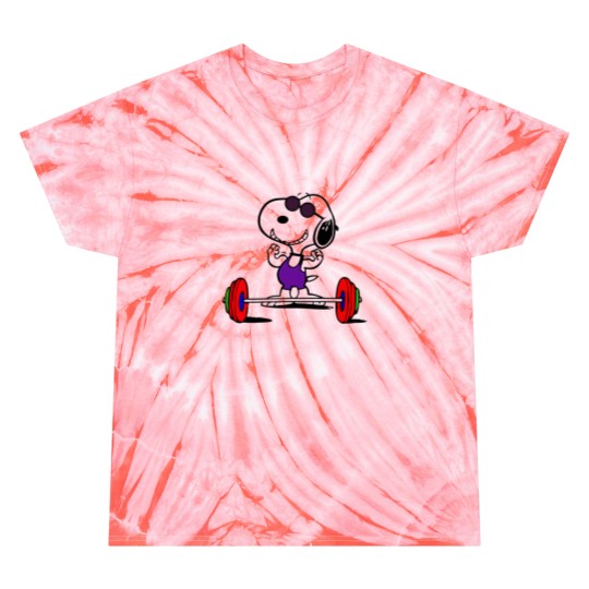 Discover Snoopy Weightlifting Tie Dye T Shirts