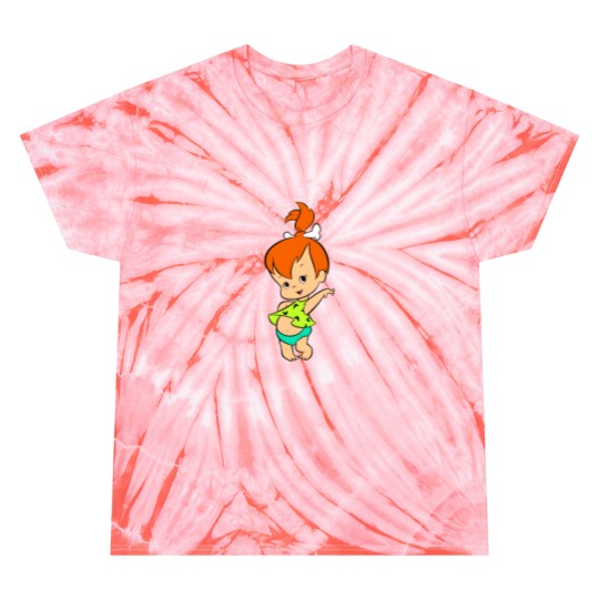 Discover Pebbles Flintstone Tie Dye T-Shirts