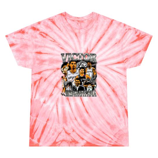 Discover Vintage 90s Graphic Style Victor Wembanyama Tie Dye T Shirts
