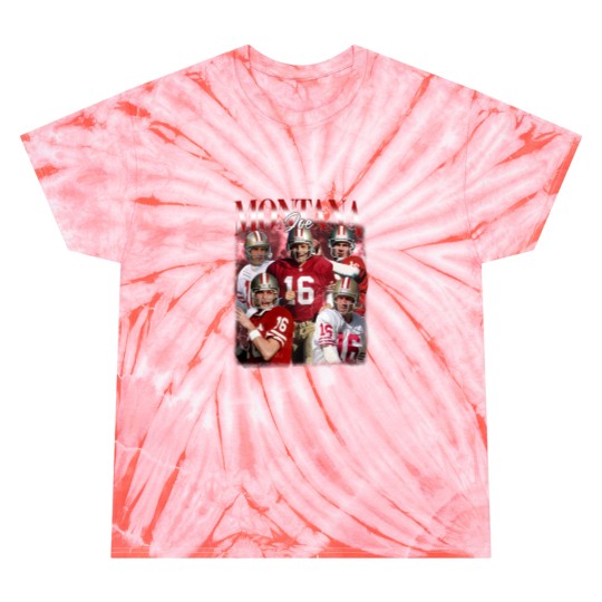 Discover Vintage Joe Montana Tie Dye T-Shirt