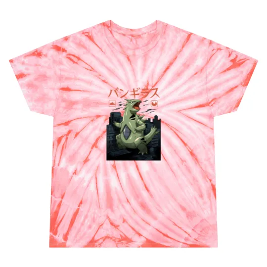 Discover Tyranitar Tie Dye T-Shirt for Men | Unique Japanese Style | 100% Cotton