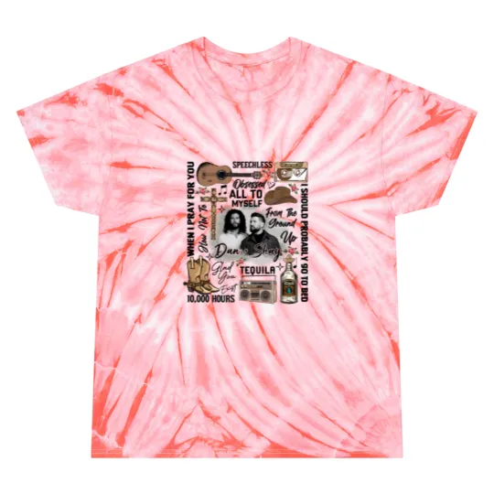 Discover Dan And Shay Tie Dye T Shirts, 2024 Music Tour Tie Dye T Shirts, Gift For Fan