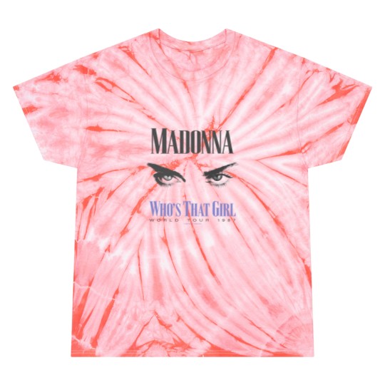 Discover 1987 Vintage Madonna Who's That Girl Tour Tie Dye T Shirts