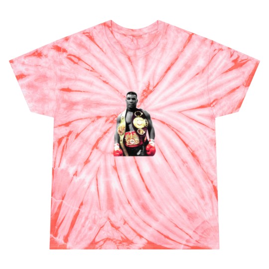 Discover Mike Tyson Boxing Men Tie Dye T Shirts Black Cotton Tie Dye T Shirts All Sizes S to 5XL