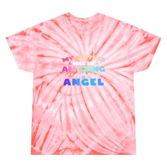 Discover Funny Mother's Day Tie Dye T-Shirt - My Mother is an Angel