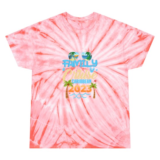 Discover Family Cruise Caribbean 2023 Summer Matching Vacation 2023 Tie Dye T Shirts