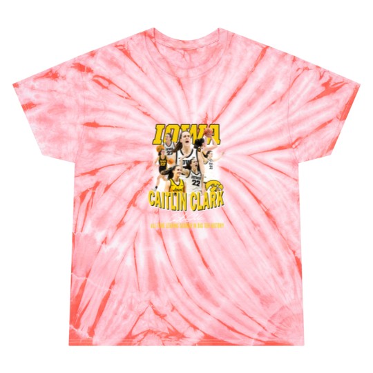 Discover Caitlin Clark All Time Leading Scorer In Big Ten History Tie Dye T Shirts, Basketball 2024 Caitlin Clark Tie Dye T Shirts