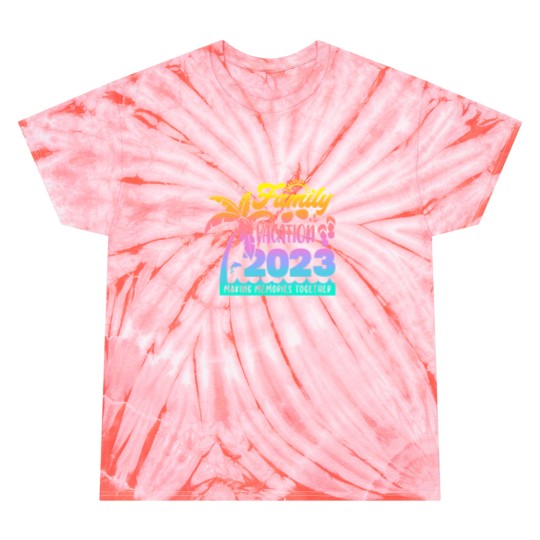 Discover Family Vacation 2023 Tie Dye T-Shirt