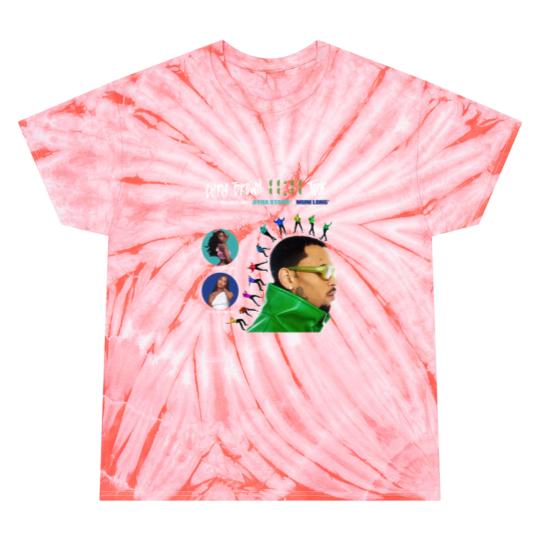 Discover Chris Brown 11:11 Tour 2024 Tie Dye T-Shirts - Fan Merchandise