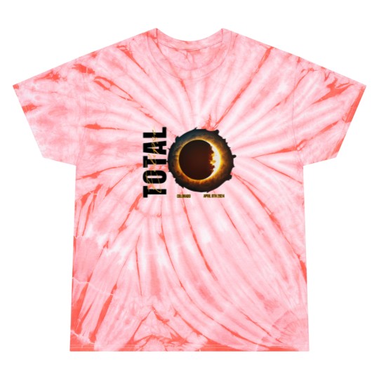 Discover Custom Total Solar Eclipse April 2024 Tie Dye T Shirts, America Totality Eclipse 2024