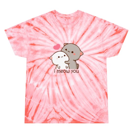 Discover Peach and goma mochi cat Tie Dye T Shirts