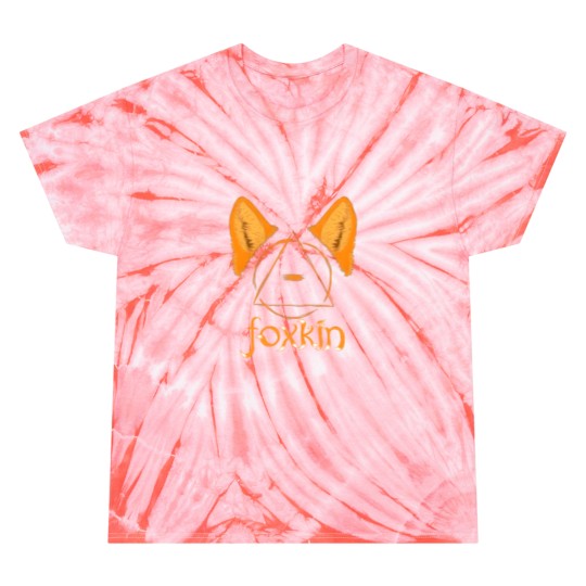 Discover Foxkin therian theta-delta with fox ears Sticker Tie Dye T Shirts
