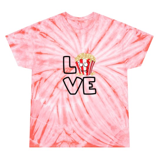 Discover Love Popcorn - Popcorn Lovers - Tie Dye T Shirts