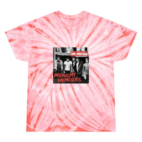 Discover One Direction Midnight Memories Tie Dye T-Shirt - Classic Black Style