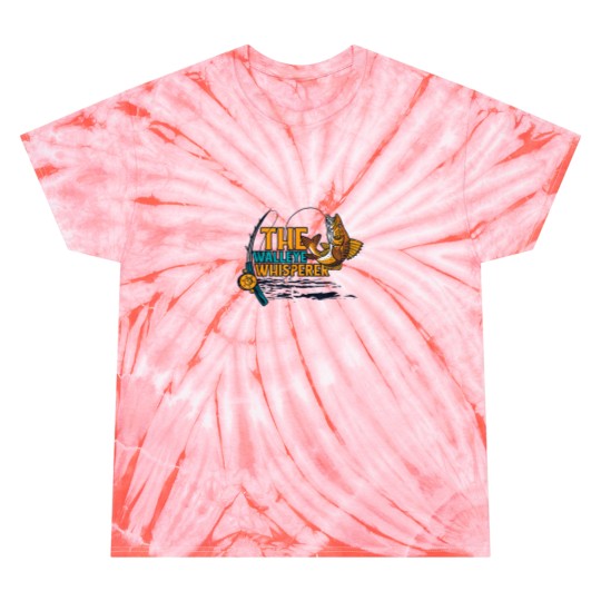 Discover The Walleye Whisperer Zander Hooks Lures Walleye Fishing Tie Dye T-Shirts