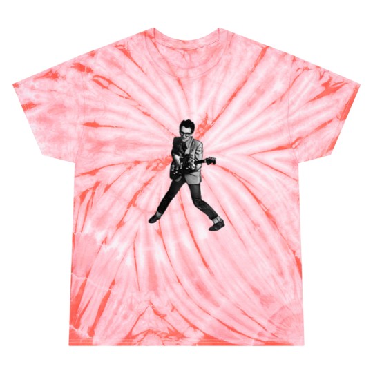 Discover My Aim is True - Elvis Costello Vintage Portrait Tie Dye T-Shirts