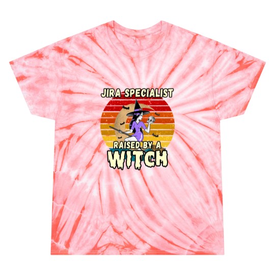 Discover JIRA SPECIALIST RAISED BY A WITCH, HALLOWEEN DESIGN FOR JIRA SPECIALISTS Tie Dye T-Shirts