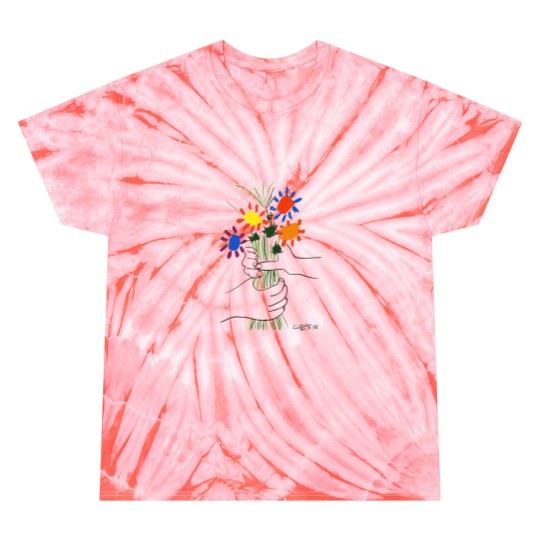 Discover Flowers Bouquet by Pablo Picasso Tie Dye T Shirts