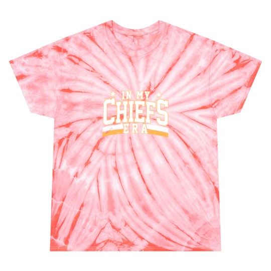 Discover In My Chiefs Era Tie Dye T Shirts Travis Kelce Swift Tie Dye T Shirts Football Chiefs Jersey
