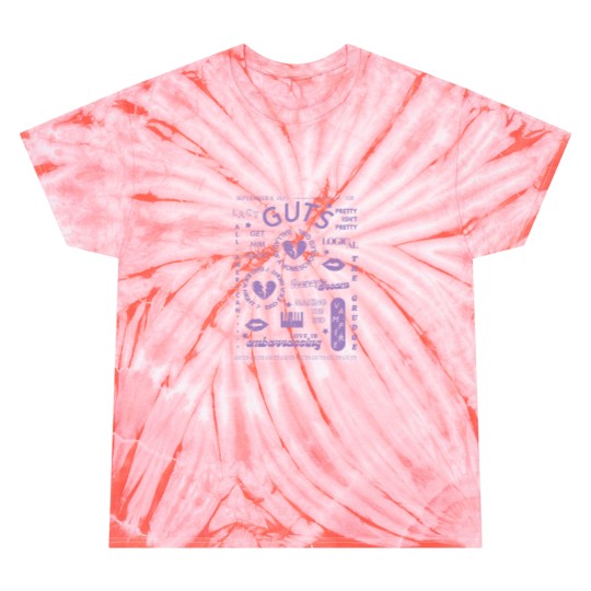 Discover Olivia Rodrigo Guts Graphic Fan Tie Dye T Shirts, Music Album Tie Dye T Shirts