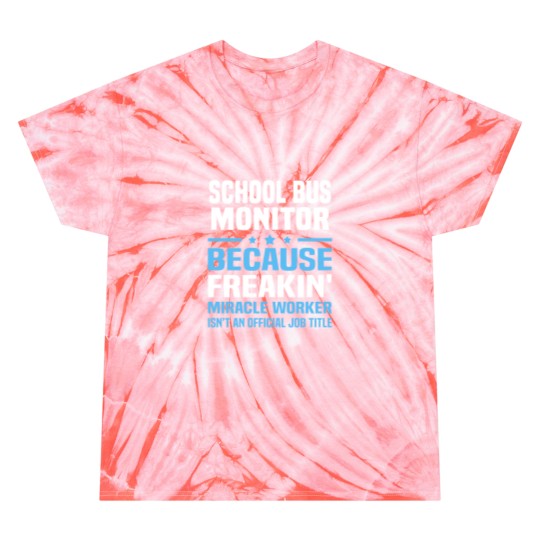 Discover School Bus Monitor Tie Dye T Shirts