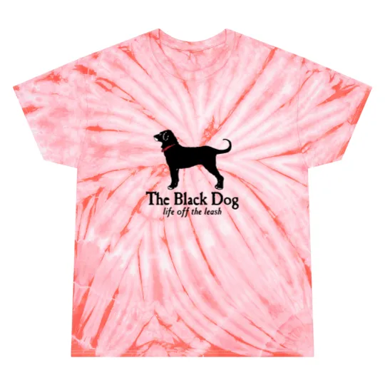 Discover The Black Dog Logo Life Off The Leash Tie Dye T Shirts