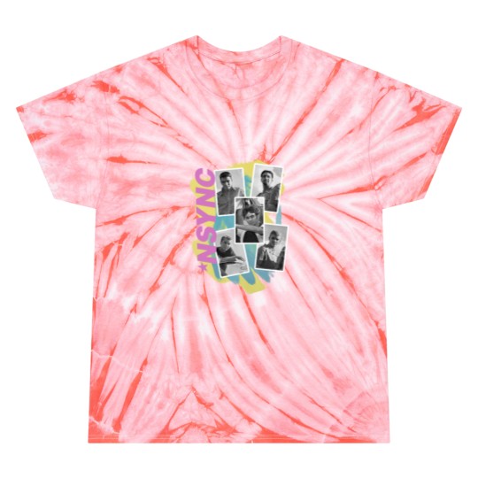 Discover Vintage NSYNC No Strings Attached Black Tie Dye T-Shirts