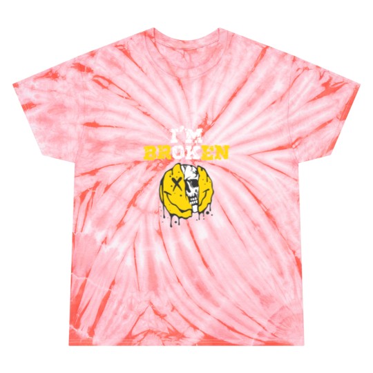 Discover I'M Broken Workout Running Invisible Illness I'm OK Broken Tie Dye T Shirts