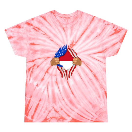 Discover Indonesian Blood Inside Me Indonesia Flag Gift Tie Dye T Shirts