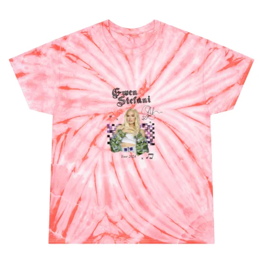 Discover Gwen Stefani Tour 2024 Gift For Fan Tie Dye T Shirts