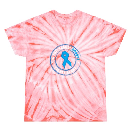 Discover In This Family Nobody Fights Alone Prostate Cancer Tie Dye T Shirts