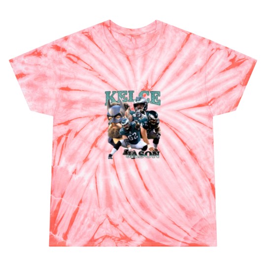 Discover Vintage 90s Graphic Style Jason Kelce Tie Dye T Shirts, Jason Kelce Tie Dye T Shirts