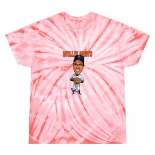 Discover Willie Mays Baseball Caricature Vintage Essential Tie Dye T Shirts