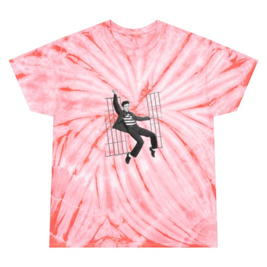 Discover Elvis Presley Jailhouse Rock Tie Dye T Shirts Licensed Rock N Roll Music Tie Dye T Shirts White