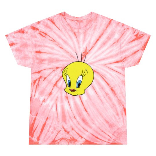 Discover Tweety Bird  gender neutral short sleeved Tie Dye T Shirts