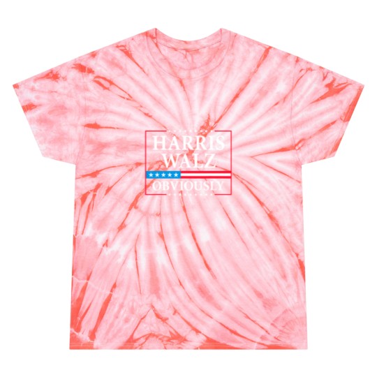 Discover Harris Walz Obviously President Kamala Harris Waltz Election Tie Dye T Shirts