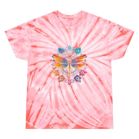 Discover Mandala Chakra Dragonfly Tie Dye T-Shirts